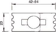 Immagine prodotto OBO Bettermann OBO Kobling justerbar med bolt M6x12 mm elforzinket - (20 pezzi) (Connettori angolari, 20 pz.)