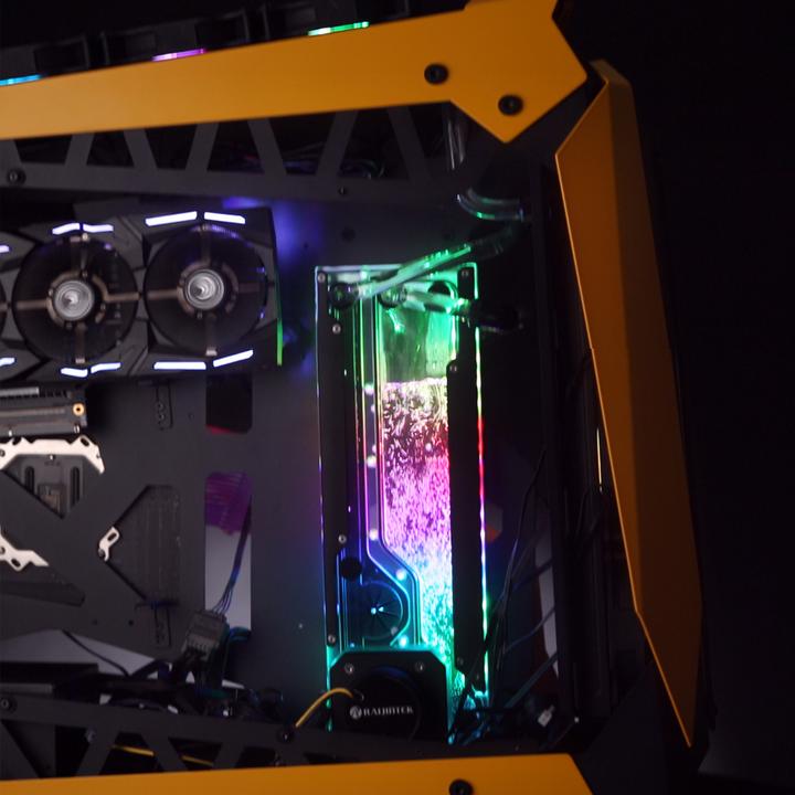 Actual product image Raijintek ACHERON 360 RBW Distro Plate - Acrylic, D-RGB