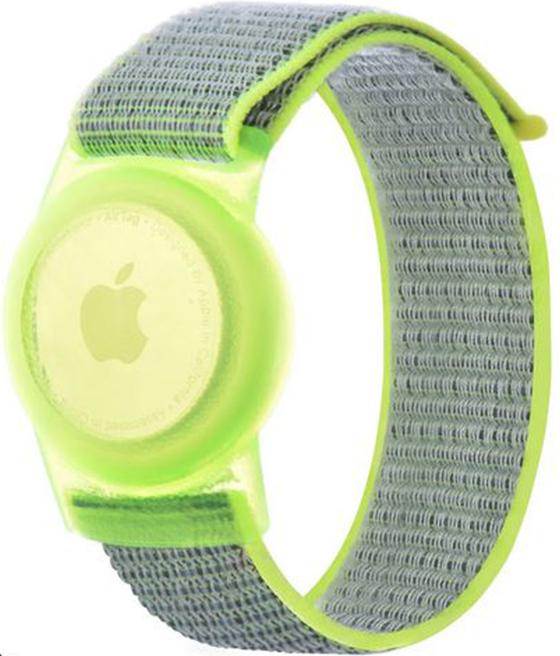 Produktbild PhoneLook Verstellbares Velcro Nylon Armband für Kinder & Erwachsenen mit AirTag Halterung