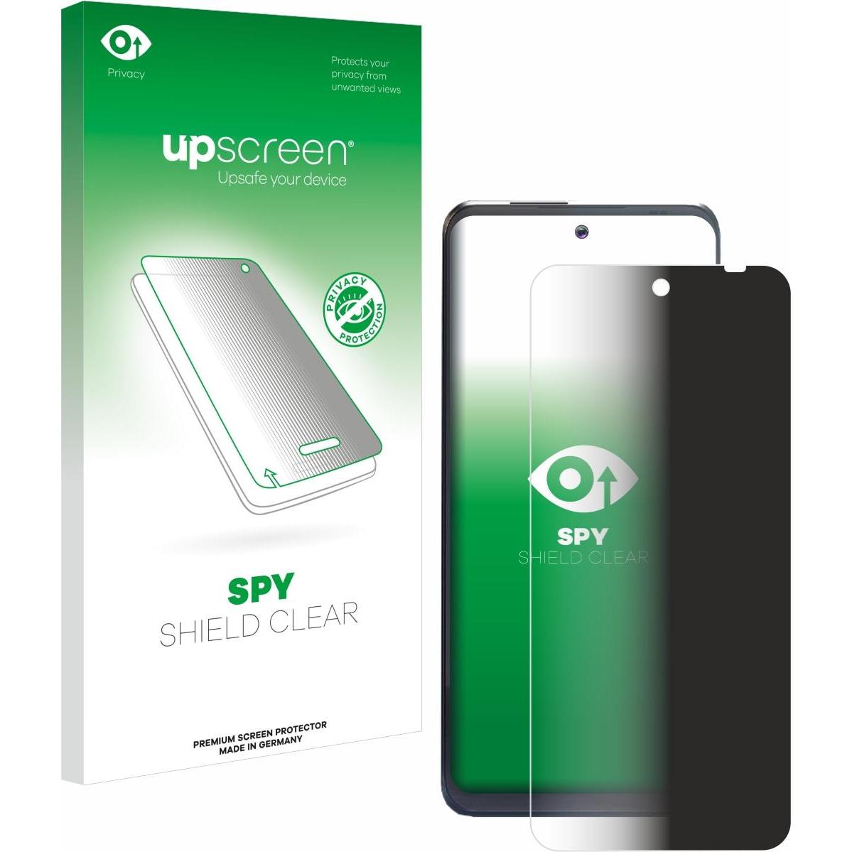 upscreen Sichtschutzfolie Anti-Spy Privacy Folie Blaulicht-Schutz (1 Stück, OnePlus X), Smartphone Schutzfolie, Blau