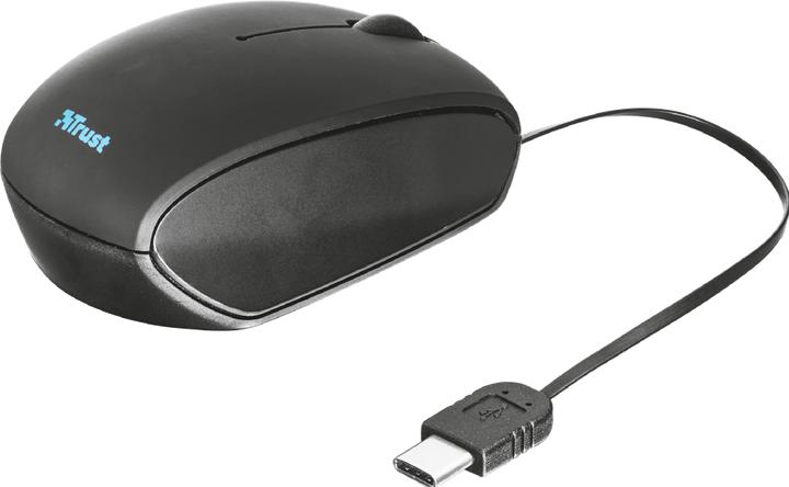 Produktbild Trust USB-C Retractable Mini Mouse (Kabelgebunden)