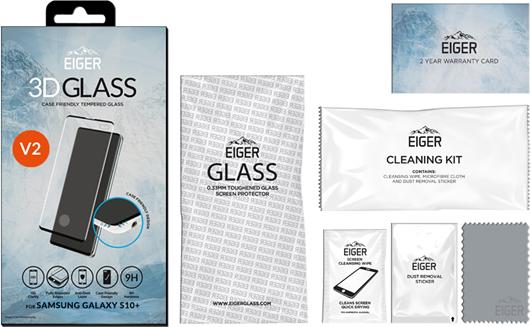 Immagine prodotto Eiger Mountain Glass Clear Edge (1 pz., Samsung Galaxy S10+)
