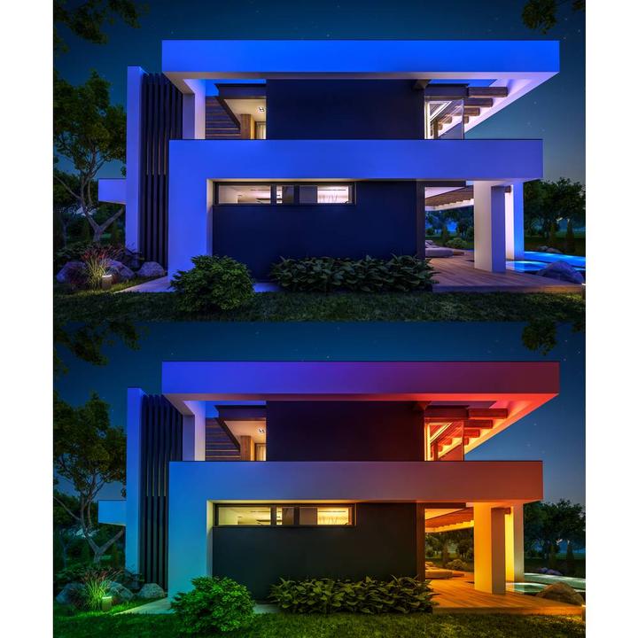 Actual product image Sygonix SY-4782322 LED outdoor floodlight EEK: F (A - G) 45 W Neutral white, Warm white (1650 lm, IP65)