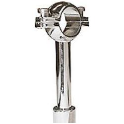 Ideal Standard, Zubehör Sanitärinstallation, verchromter Rohrhalter mit Überlauf Ø 90-105 mm