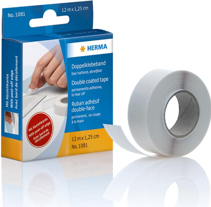 Actual product image HERMA Double-sided adhesive tape (12.50 mm)
