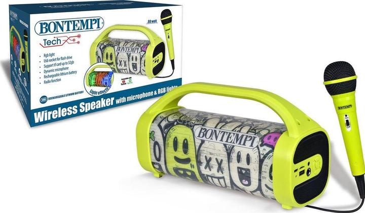 Produktbild Bontempi Wireless Lautsprecher mit Mikrofon 80W