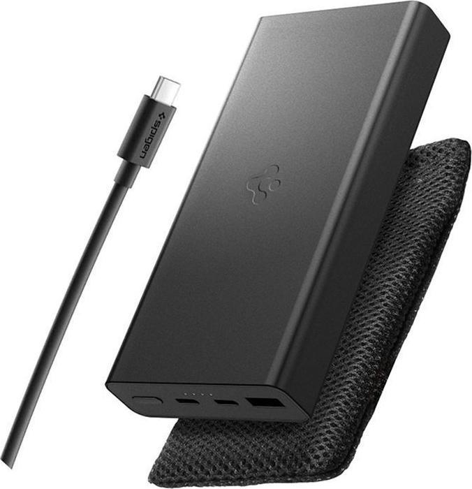 Actual product image Spigen Powerbank Essential EA3020 20000mAh 30W black (20000 mAh, 30 W)