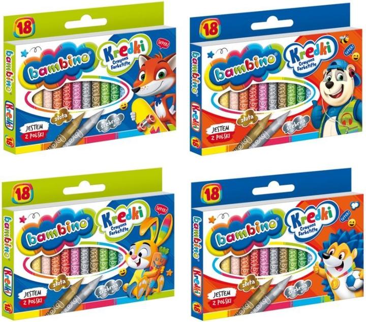 Immagine prodotto Bambino Wachsmalstifte 18 Farben (18x)