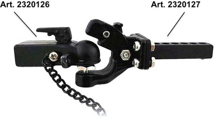 Image du produit Absima Griffe d'attelage de remorque en métal à l'échelle 1:10