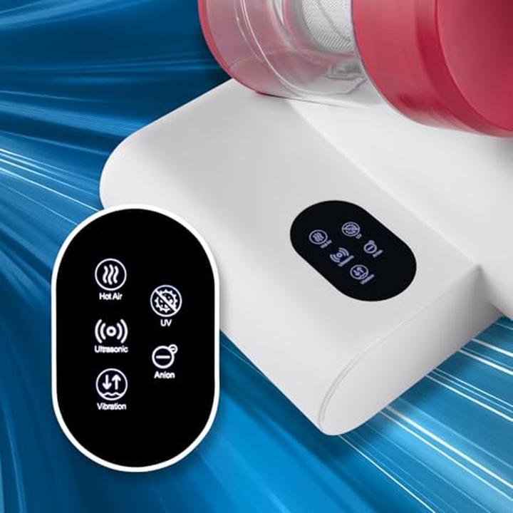 Actual product image CleanMaxx Rotating Mite Vacuum with UV-C Light and HEPA Filter