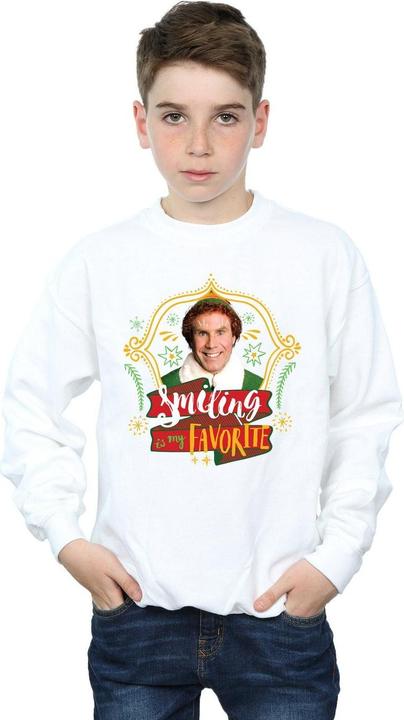 Actual product image Elf Boys Buddy Smiling Sweatshirt (140, 146)