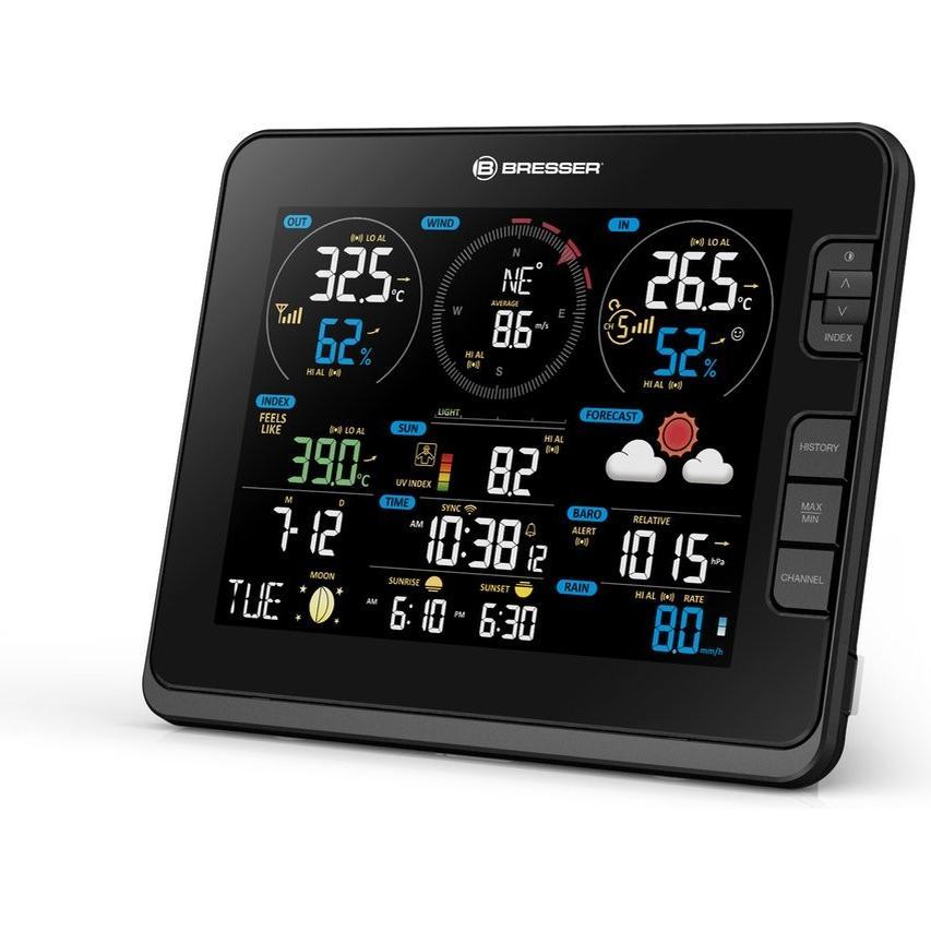 Bresser Weerstation - Basisstation - Compatibel met WSX3001, Stazione meteo, Nero