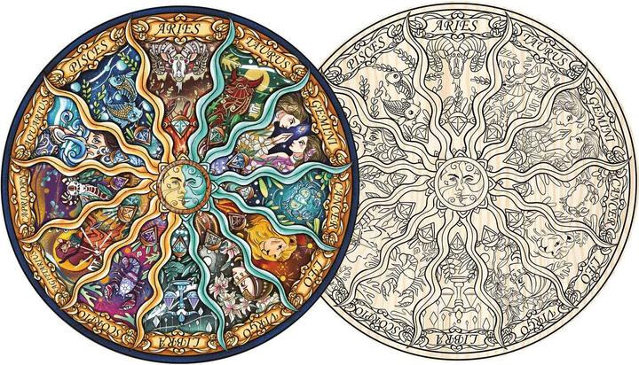 Produktbild Philos Artefakt Holzpuzzle in Zodiak (161 Teile)