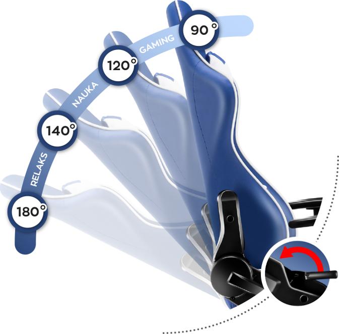 Produktbild Huzaro Gaming chair for children Ranger 6.0 Gaming Chair, Blue