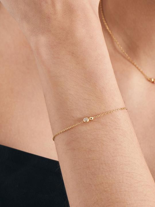 Immagine prodotto Ania Haie Bracciale Distanziato B045-01G-CZ Donna (18.50 cm, 925 Argento)