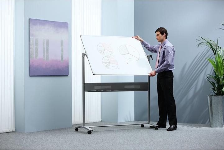 Produktbild Nobo Weisswandtafel Prestige emailliert mobil (120 x 90 cm)