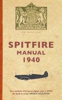 Produktbild Spitfire Manual 1940 (Englisch, 2010)