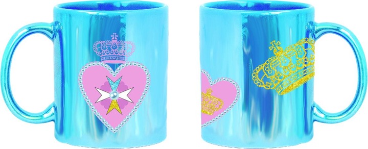 Produktbild Maja von Hohenzollern Prinzessin Herzens Orden Glänzende Tasse Mit Glitzer Und Perle (320 ml, 1 x)