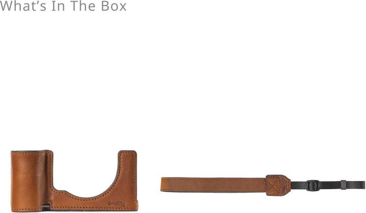 Produktbild SmallRig 5015 Camera Leather Case Kit for Sony Alpha 7C II / Alpha 7CR (Kamera Bereitschaftstasche)