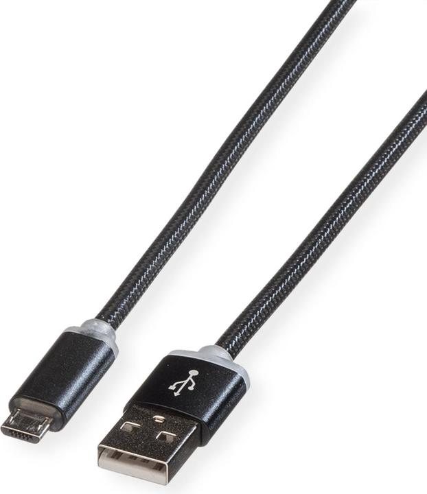 Produktbild Roline USB A - Micro B (1 m, USB 2.0)