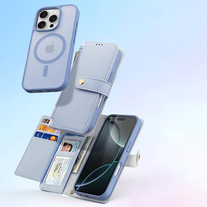 Image du produit Dux Ducis Lawa Series MagSafe Bookcover en similicuir Étui (Apple iPhone 16 Pro)