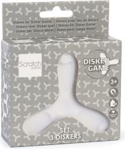 Actual product image Scratch Spare parts set 3 Disker white