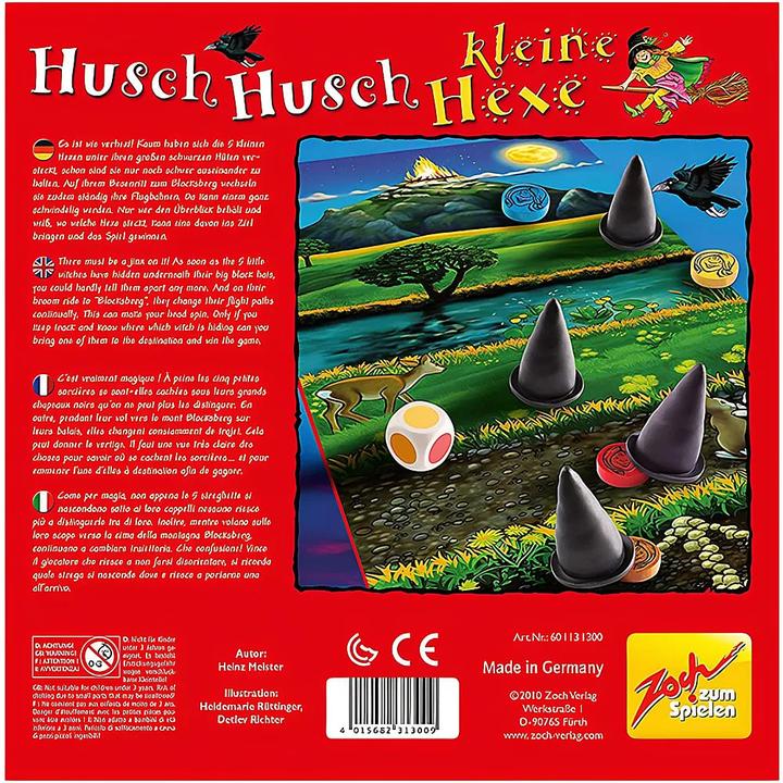 Productafbeelding Zoch Shoo shoo kleine heks (Duits, Engels, Frans, Italiaans, 2 - 6 Spelers)