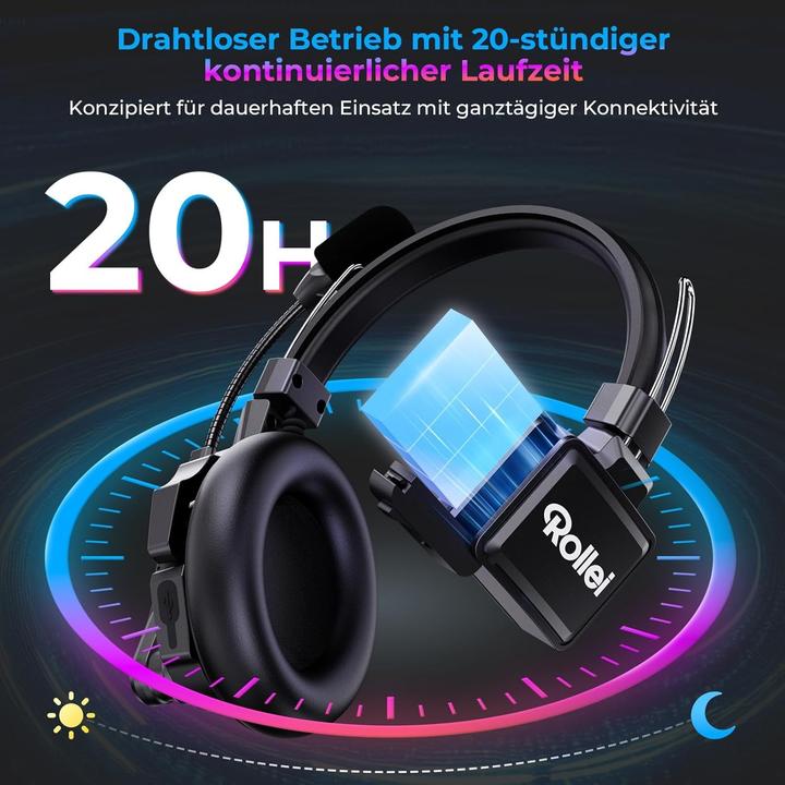 Produktbild Rollei Xtalk X5 Intercom-Headsets (Kabellos)