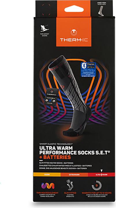 Actual product image Therm-ic Ultra Warm Performance Socks S.E.T. SPack 1400 BT (size: 35.0 - 36.0, grey/or (35 - 36)