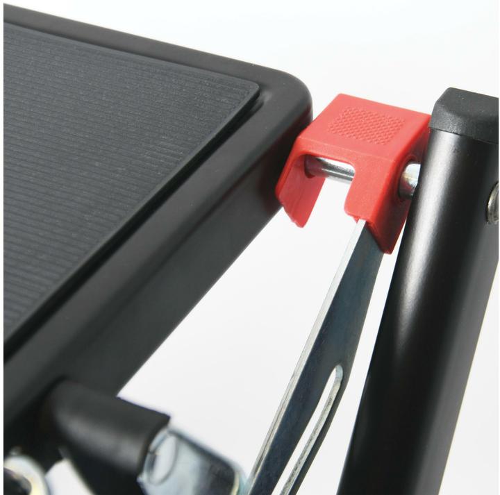 Produktbild Steinbach Trittleiter 2 Stufen Klappbar schwarz Matt (Trittleiter, 48.50 cm)