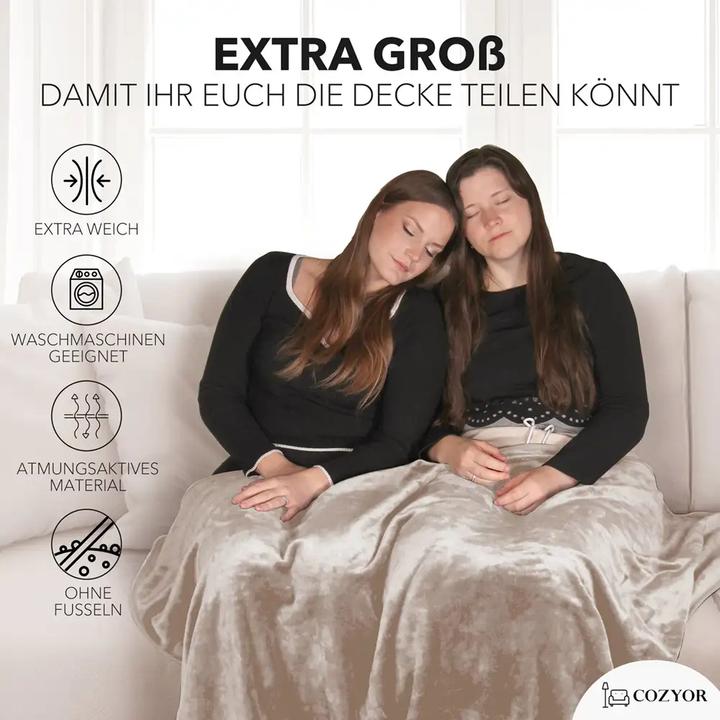 Immagine prodotto Cozyor Coperta da viaggio e cuscino da viaggio 2 in 1 per l'aereo (Cuscino per testa e collo)