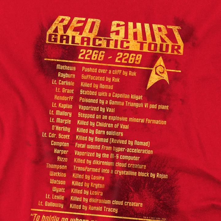 Produktbild Red Shirt Tour TShirt (S)