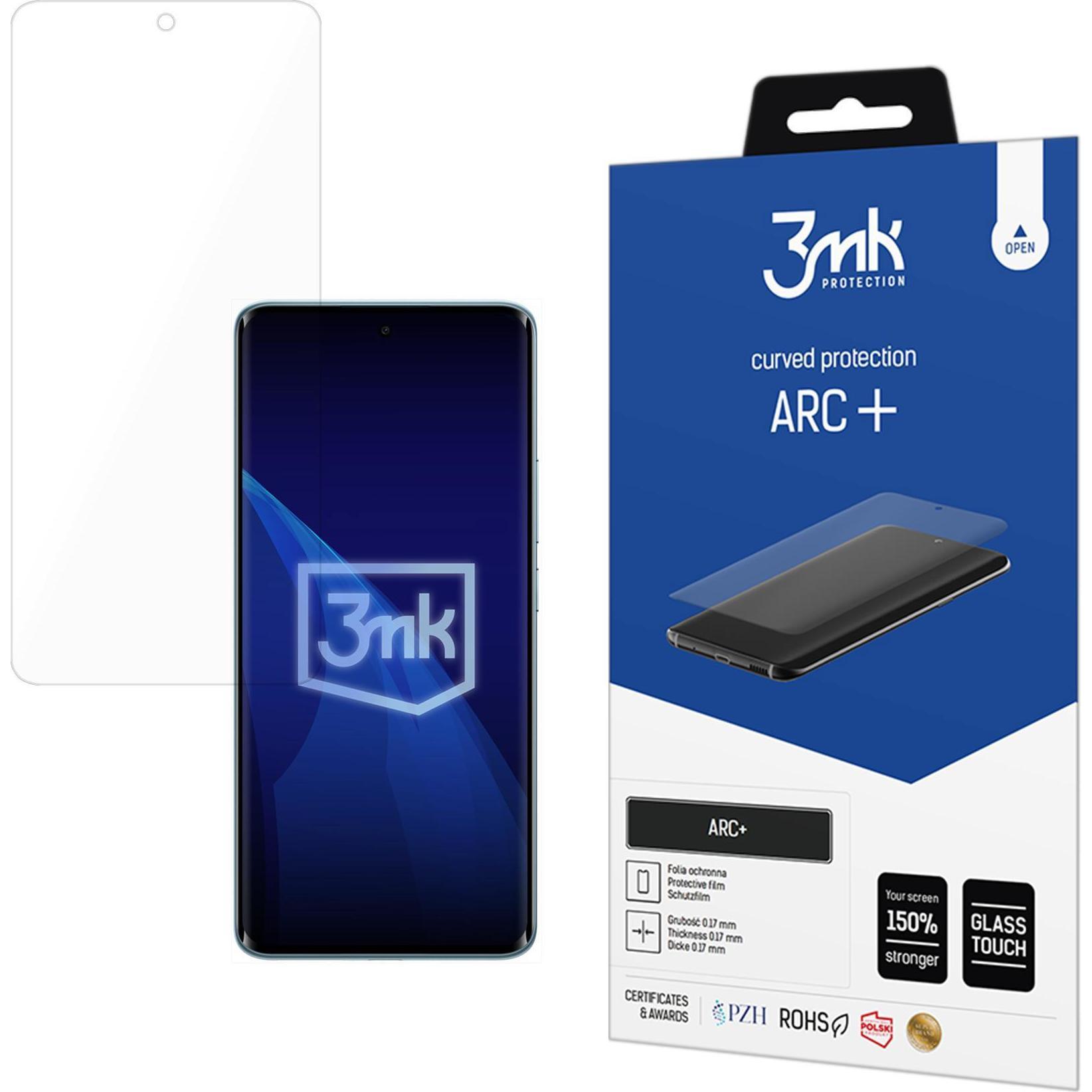 3MK ochranná folie ARC+ pro Redmi Note 15 4G/5G (Xiaomi Redmi 15 5G, Xiaomi Redmi Note 15), Pellicola protettiva smartphone, Trasparente