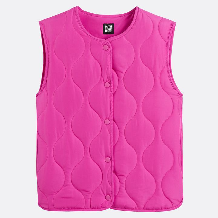 Actual product image La Redoute Collections Steppgilet mit Druckknöpfen (34)