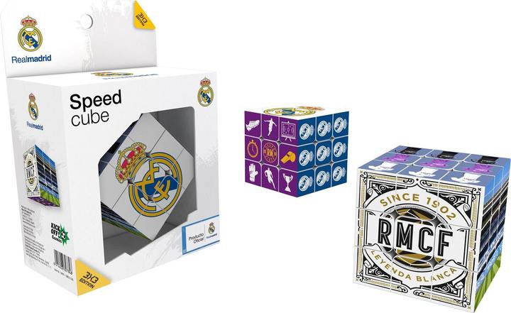 Produktbild Rubik's Real Madrid Cube Zauberwürfel | Real Madrid Rubik Würfel (3 x 3)