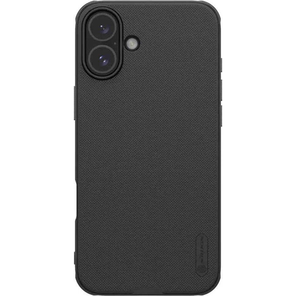 Nillkin Super Frosted Shield Pro Hülle für iPhone 16 6,1" schwarz (Apple iPhone 16), Smartphone Hülle, Schwarz