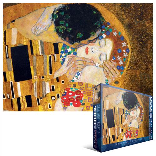 Actual product image Eurographics The kiss by Gustav Klimt - detail (1000 pieces)