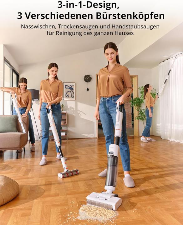 Actual product image Jonr ED20 Pro Wet Dry Vacuum Cleaner,3in1 Cordless Vacuum Cleaner with Mop Function,17000Pa