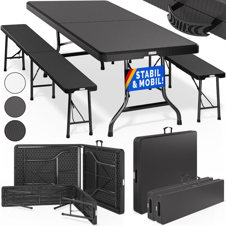 Casaria Table Bench Set (180 x 75 x 73 cm)