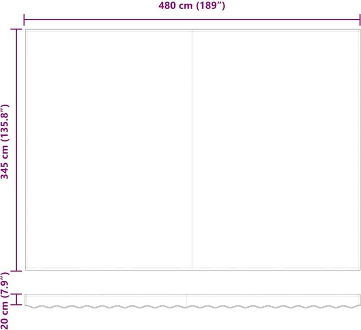Image du produit vidaXL Store rétractable (3.50 m)