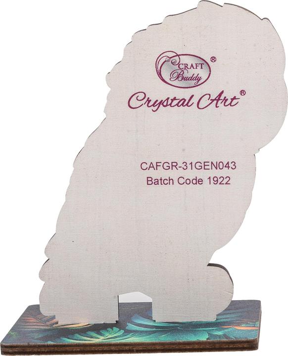 Image du produit Craft Buddy Jungle Papagei, Crystal Art Buddy, ca. 11x8cm