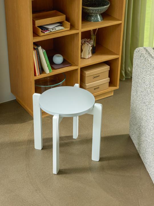 Image du produit Hübsch Always Hocker Hellgrau