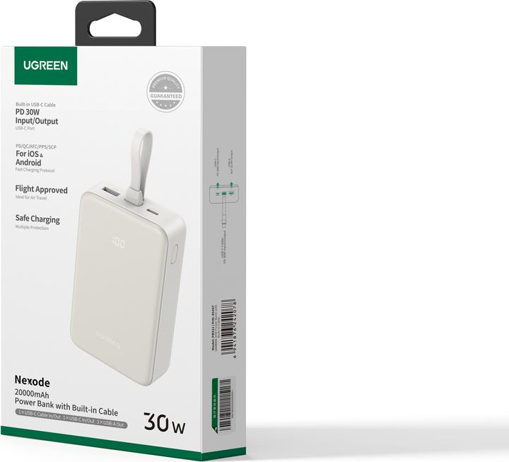 Image du produit Ugreen NEXODE - Power Bank (20000 mAh, 30 W)