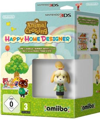 Produktbild Nintendo Animal Crossing: Happy Home Designer + Amiibo Fuffi Colori (3DS, IT)