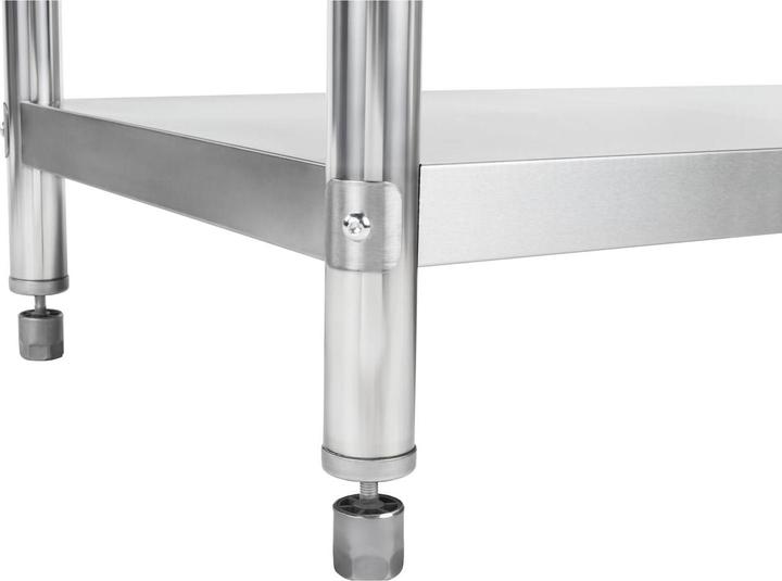 Immagine prodotto Royal Catering Tavolo inox - 100 x 60 cm - 90 kg - Con alzatina
