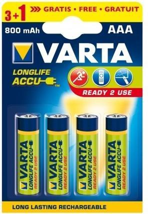 Immagine prodotto Varta Batteria AAA 800mAh (4 pz., AAA, 800 mAh)