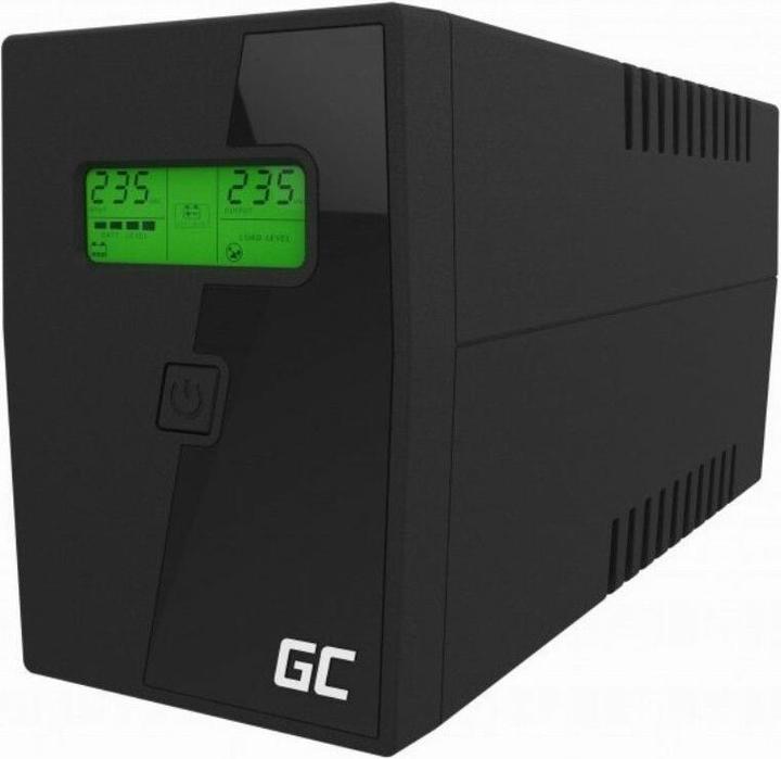 Actual product image GreenCell 600VA 360Wovervoltage protection 230V Black (600 VA, 360 W, Line-interactive UPS)