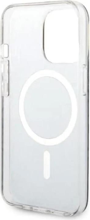 Produktbild Guess Zestaw GUBPP13LH4EACSK Case+ Charger iPhone 13 Pro czarny/black hard case 4G Print MagSafe (Apple iPhone 13 Pro)