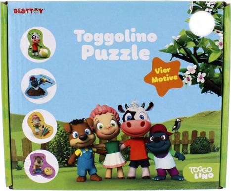 Produktbild Besttoy Toggolino - Holz Puzzle Set - 4 Motive (4 Teile)