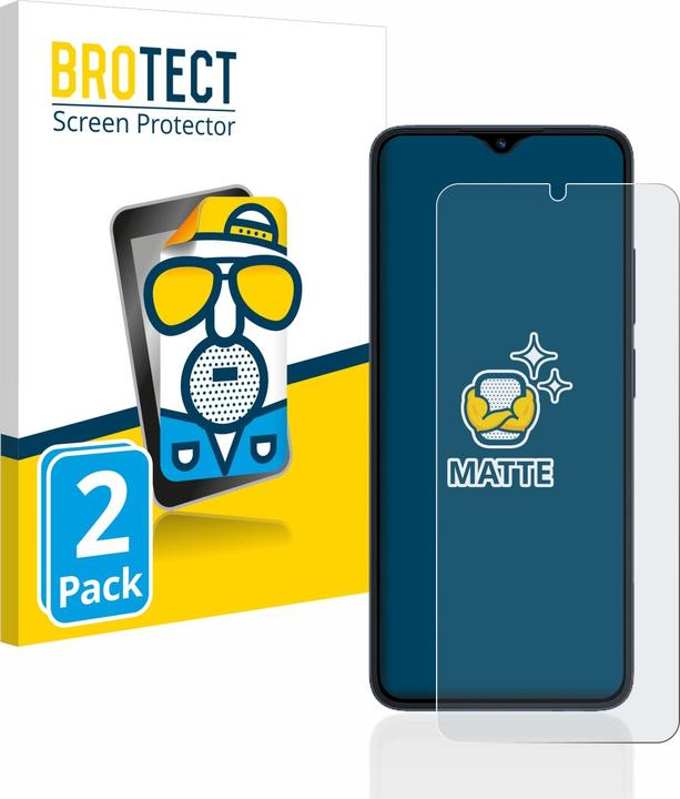 Actual product image BROTECT Anti-glare screen protector matt (2 Piece, Xiaomi Redmi 12C)